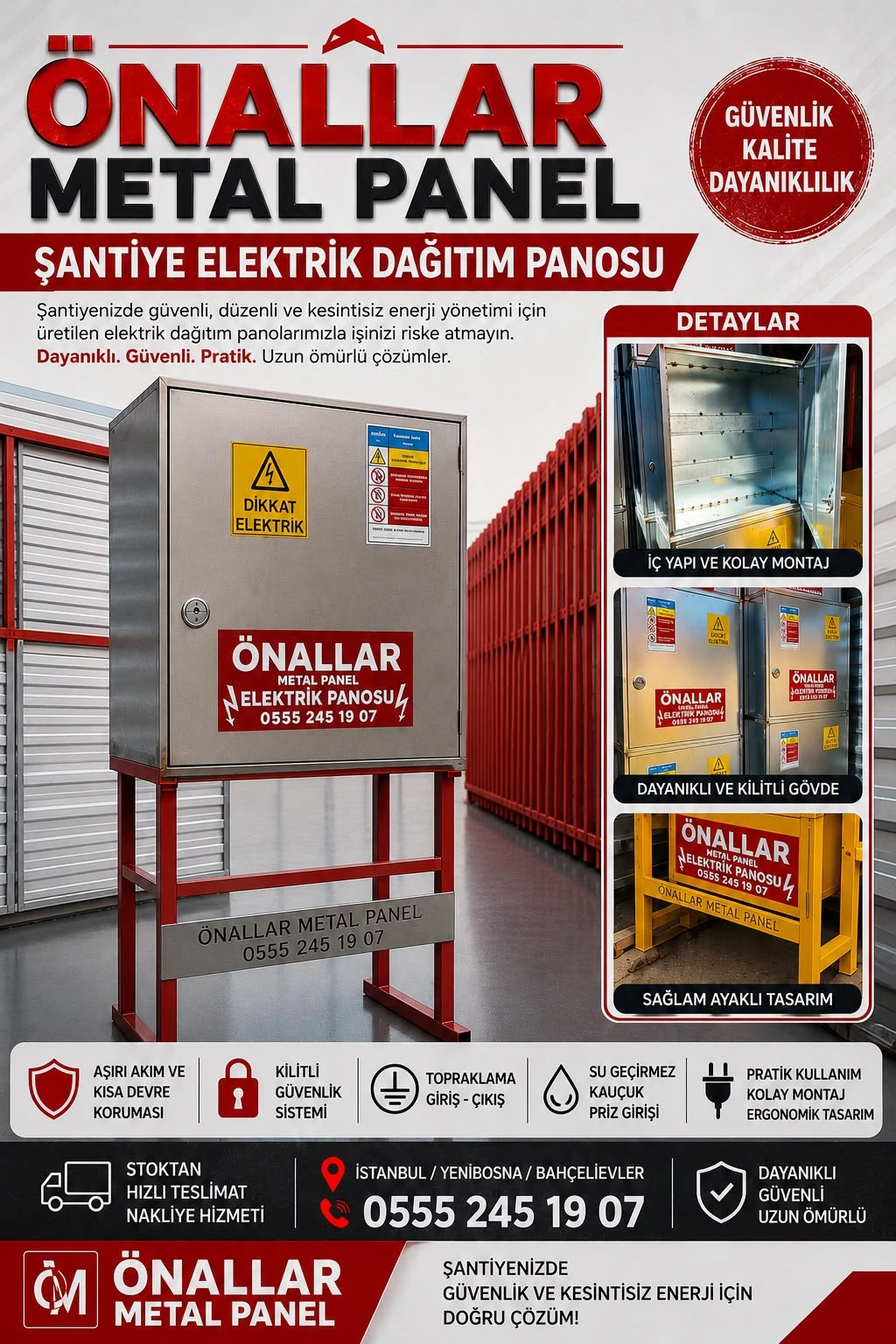Elektrik Panosu gerçek ürün fotoğrafı