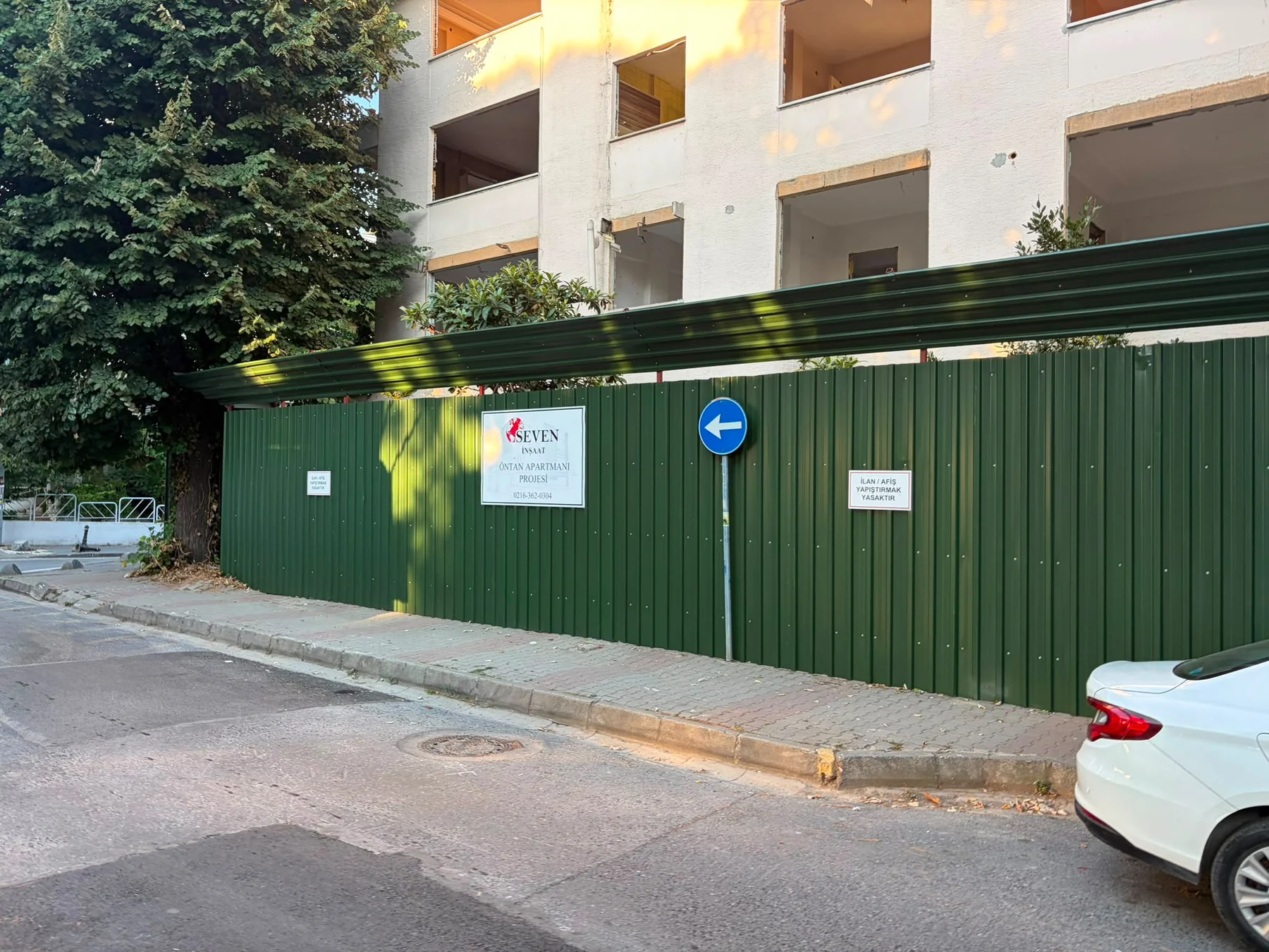 Önallar yeşil şantiye çevre panel sistemi