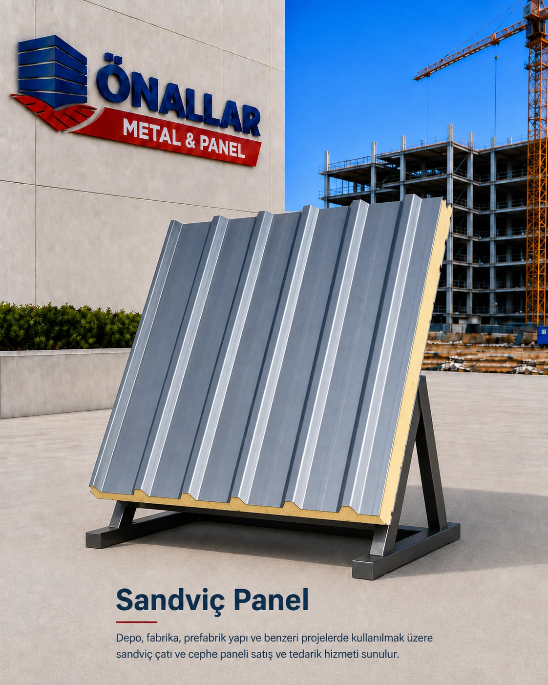 Sandviç Panel gerçek ürün fotoğrafı